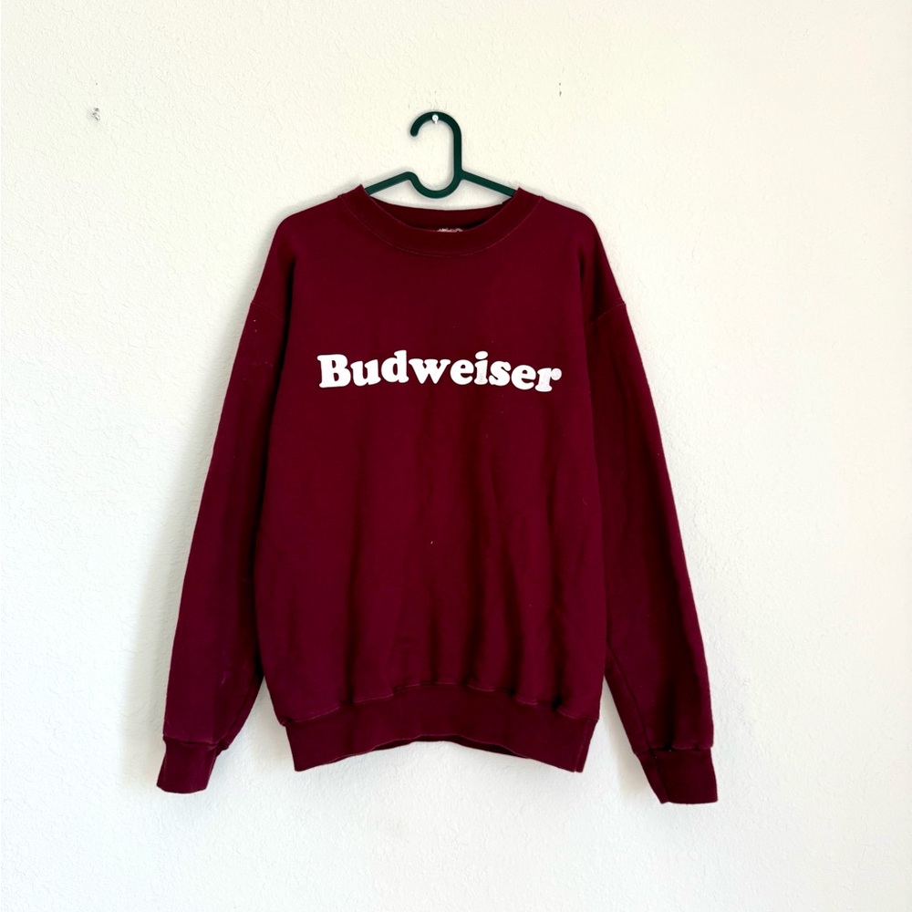 Budweiser sweatshirt / beer sweater shirt unisex small men’s women’s pullover